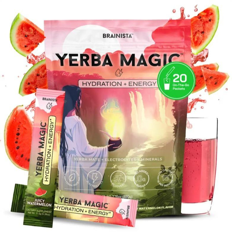 Yerba Magic | Yerba Mate Instant Tea Powder | 20 or 30 Serving Options | Multiple Flavors Available