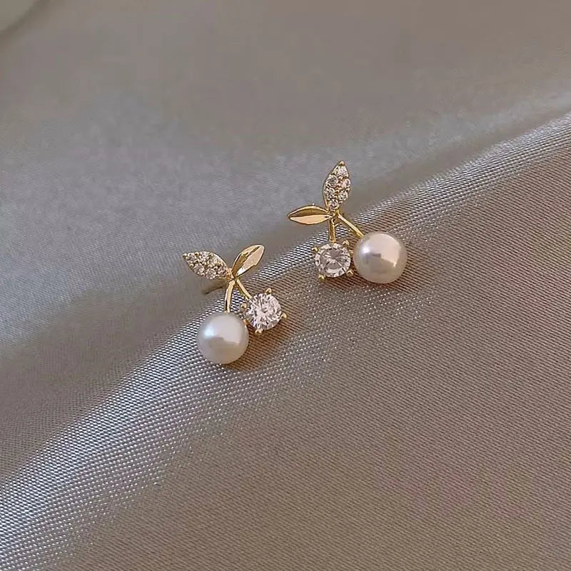 Delightful Cherry Drop Earrings - Sweet and Stylish Fruit-Inspired Jewelry for Every Occasion