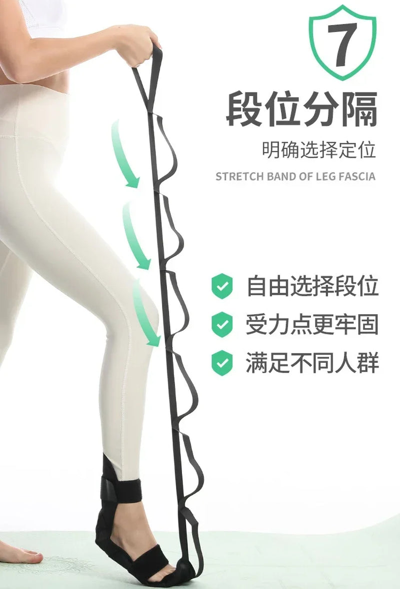Fascia Stretcher Finally Flexible Again Yoga Strap Belt Foot Stretching Band Ballet Ligament Stretching Leg Stretcher