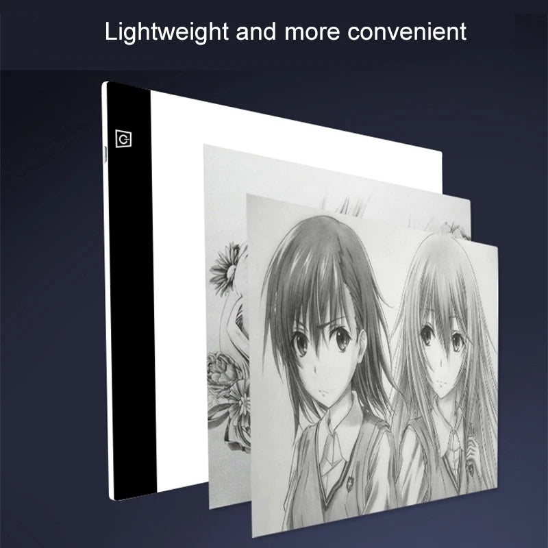 Illuminate Your Imagination with the LED Drawing Copy Pad - 3 Level Dimmable Light Board for Creativity and Animation! Perfect Educational Gift for Children!