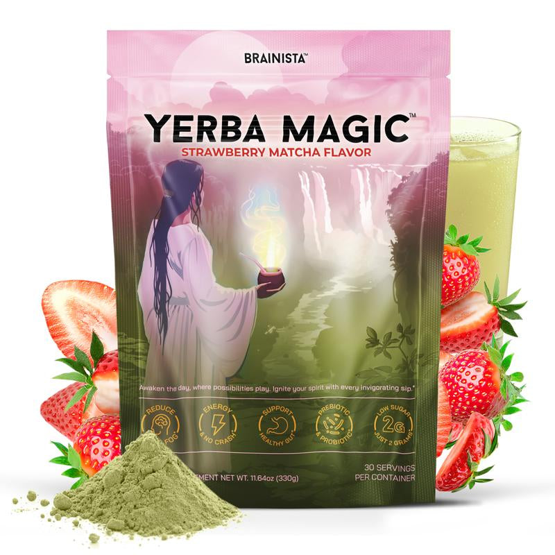 Yerba Magic | Yerba Mate Instant Tea Powder | 20 or 30 Serving Options | Multiple Flavors Available