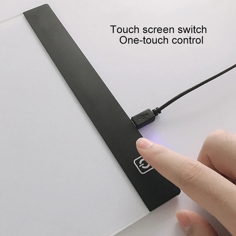 Illuminate Your Imagination with the LED Drawing Copy Pad - 3 Level Dimmable Light Board for Creativity and Animation! Perfect Educational Gift for Children!