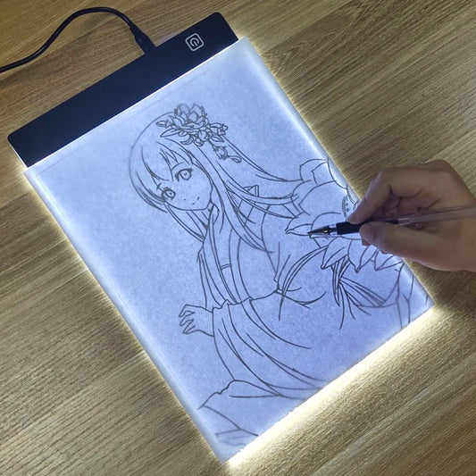 Illuminate Your Imagination with the LED Drawing Copy Pad - 3 Level Dimmable Light Board for Creativity and Animation! Perfect Educational Gift for Children!