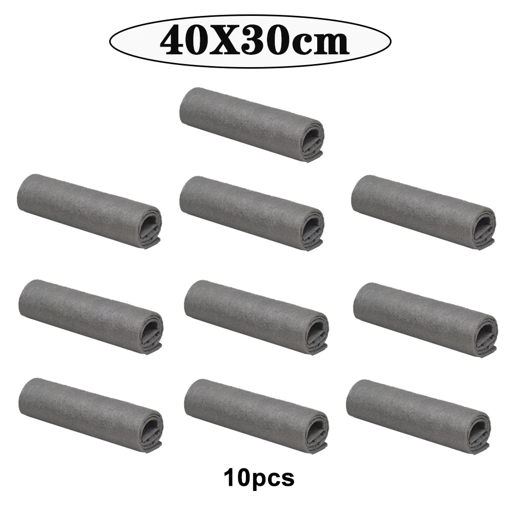 New Thickened Magic Cleaning Cloth Microfiber Glass Clean Towel Reusable Washable Lint-Free Cleaning Rags for Kitchen Glass Car