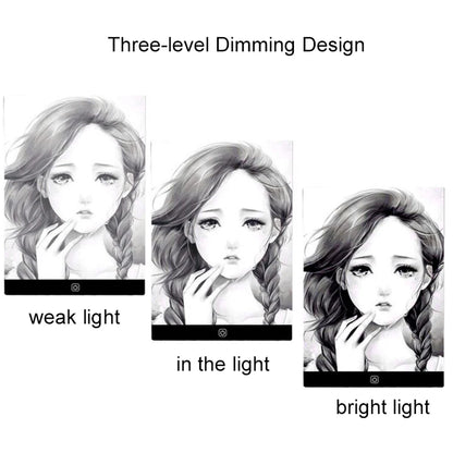 Illuminate Your Imagination with the LED Drawing Copy Pad - 3 Level Dimmable Light Board for Creativity and Animation! Perfect Educational Gift for Children!
