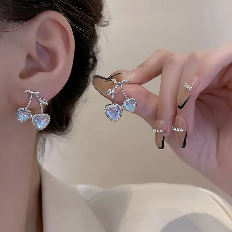 Delightful Cherry Drop Earrings - Sweet and Stylish Fruit-Inspired Jewelry for Every Occasion