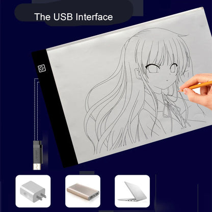 Illuminate Your Imagination with the LED Drawing Copy Pad - 3 Level Dimmable Light Board for Creativity and Animation! Perfect Educational Gift for Children!