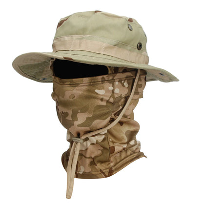 Ultimate Camouflage Boonie Cap & Balaclava Hat Combo - Foldable, Soft, and Perfect for Outdoor Hunting and Fishing with Wide Brim for Maximum Sun Protection