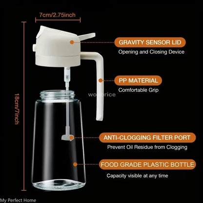 2-in-1 Oil Spray Bottle – Cooking & Kitchen Dispenser